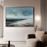 Abstract 1625 Canvas Art 60 x 40 cm / Black