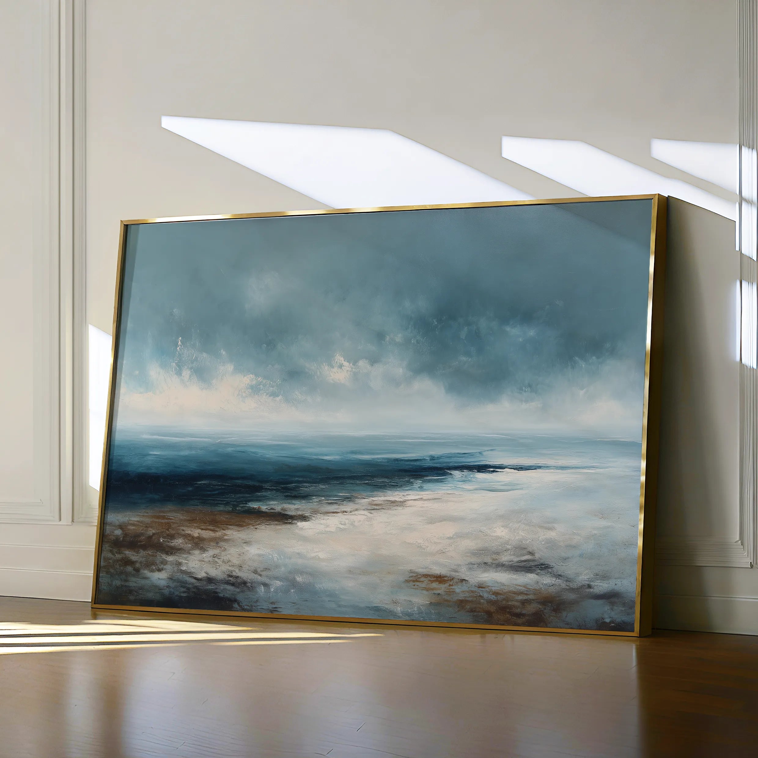 Abstract 1625 Canvas Art 60 x 40 cm / Black