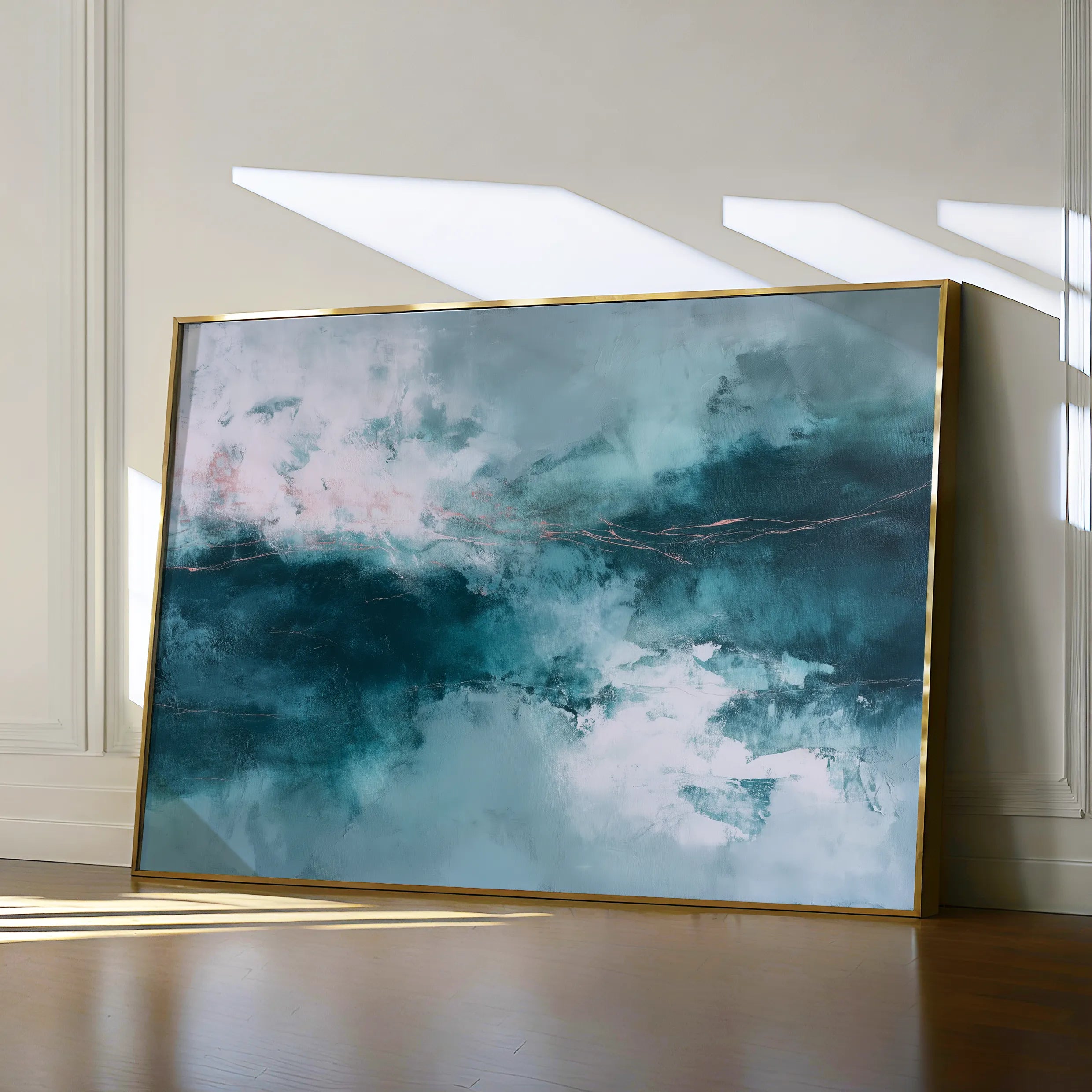 Abstract 1627 Canvas Art 60 x 40 cm / Black