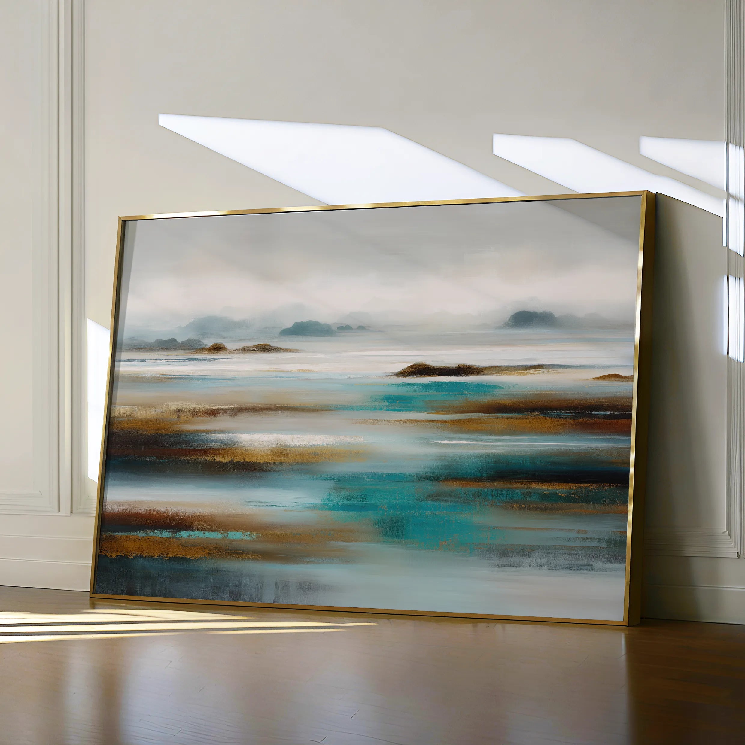 Abstract 1628 Canvas Art 60 x 40 cm / Black