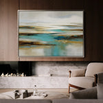 Abstract 1629 Canvas Art 60 x 40 cm / Black