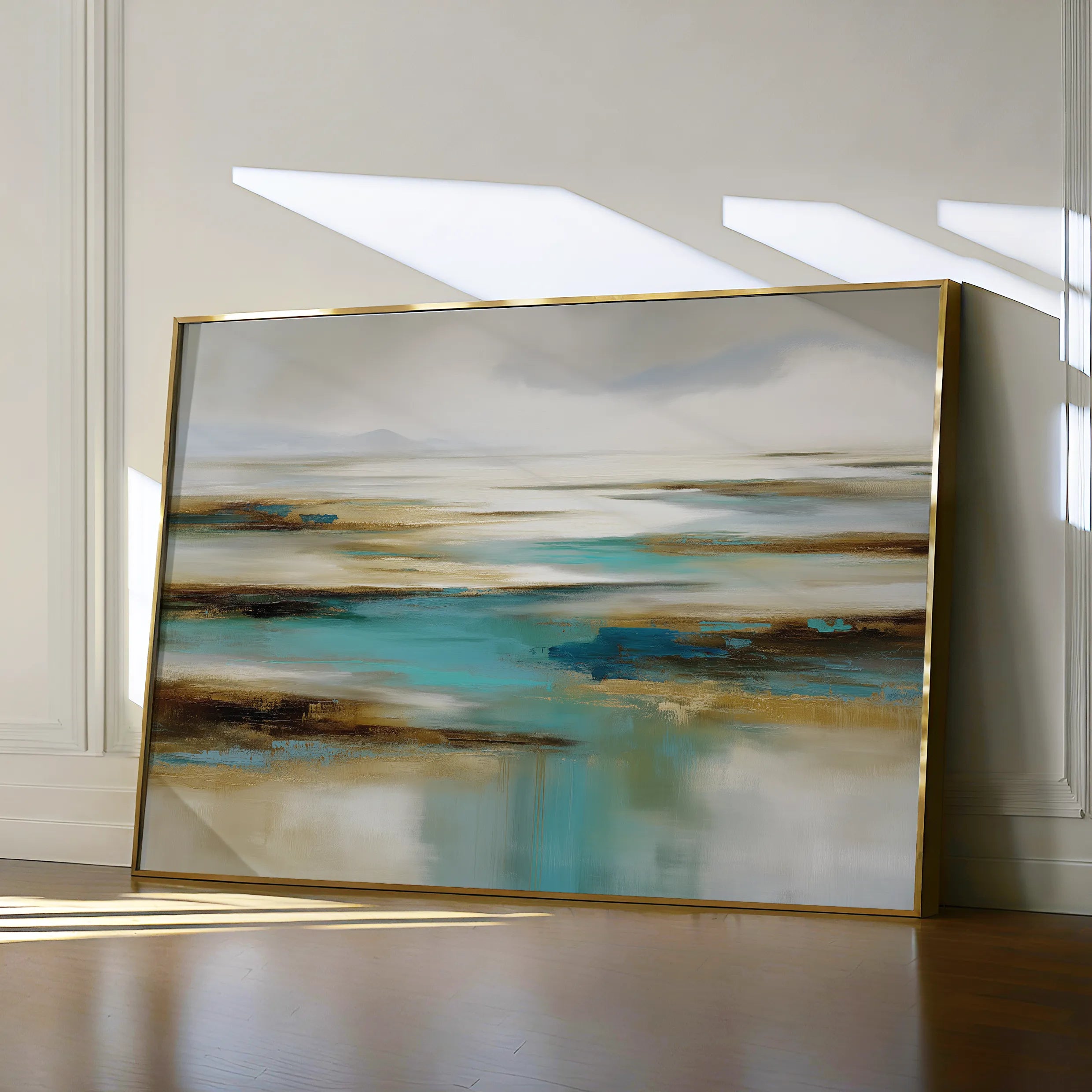 Abstract 1629 Canvas Art 60 x 40 cm / Black
