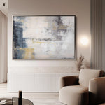 Abstract 163 Canvas Art 60 x 40 cm / Black