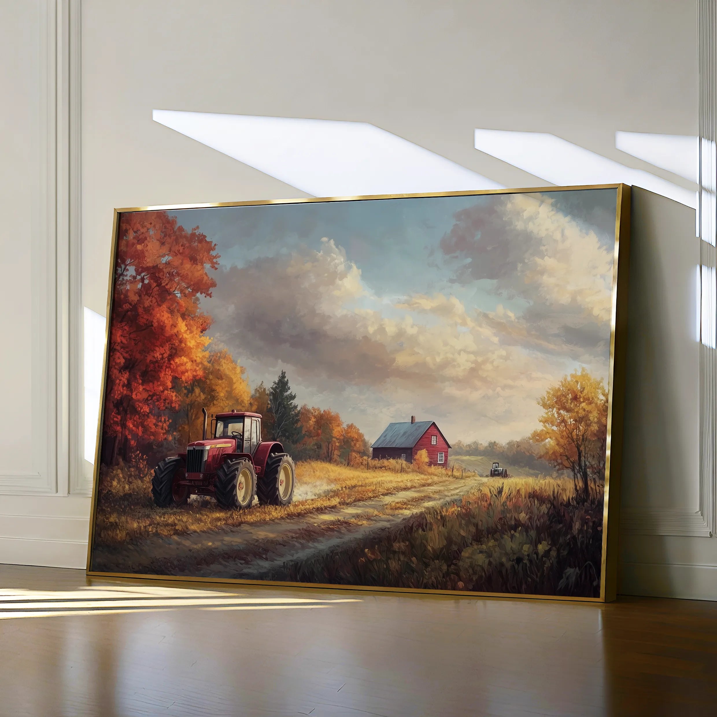 Landscape 163 Canvas Art 60 x 40 cm / Black