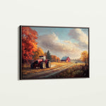 Landscape 163 Canvas Art 60 x 40 cm / Black
