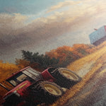 Landscape 163 Canvas Art 60 x 40 cm / Black