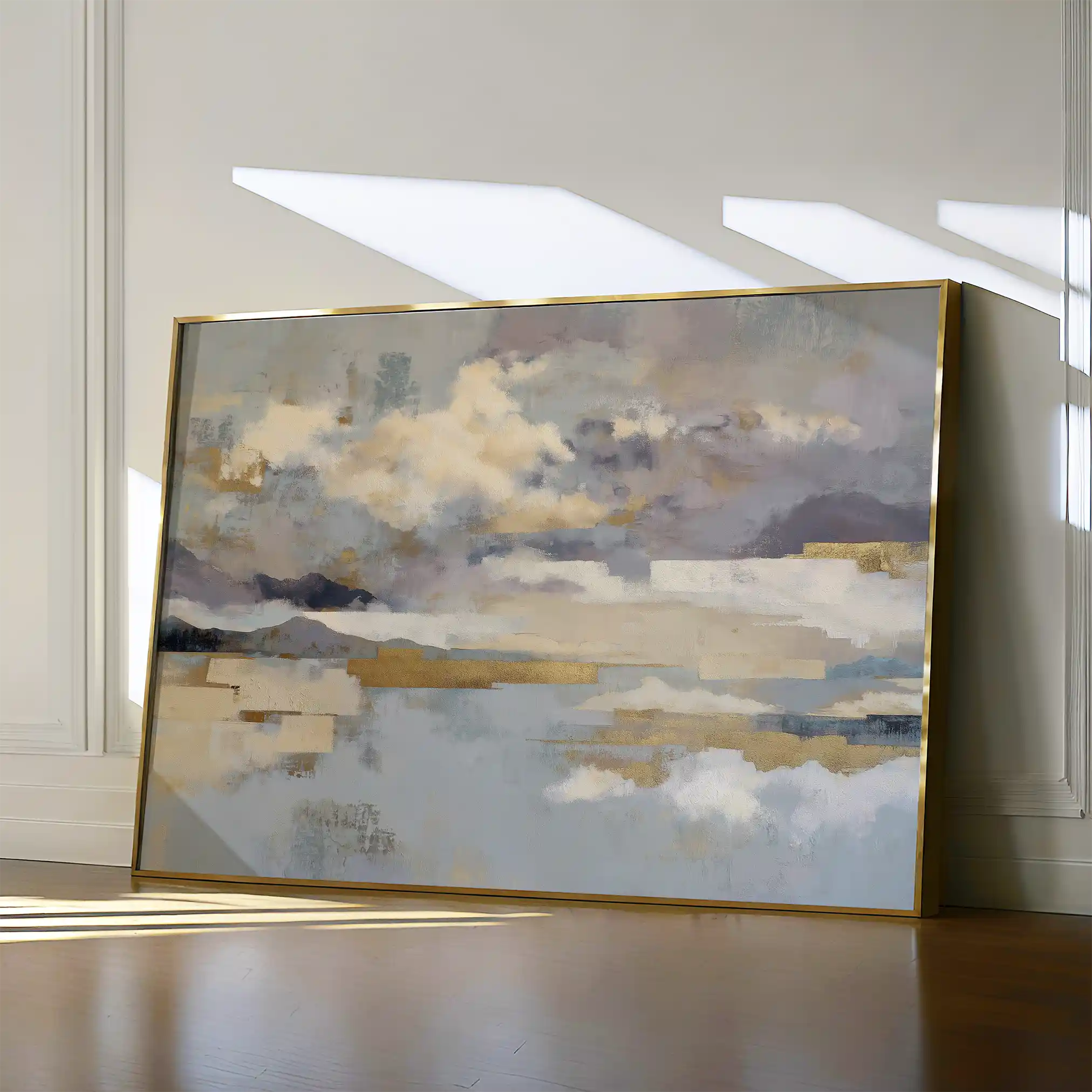 Abstract 1630 Canvas Art 60 x 40 cm / Black