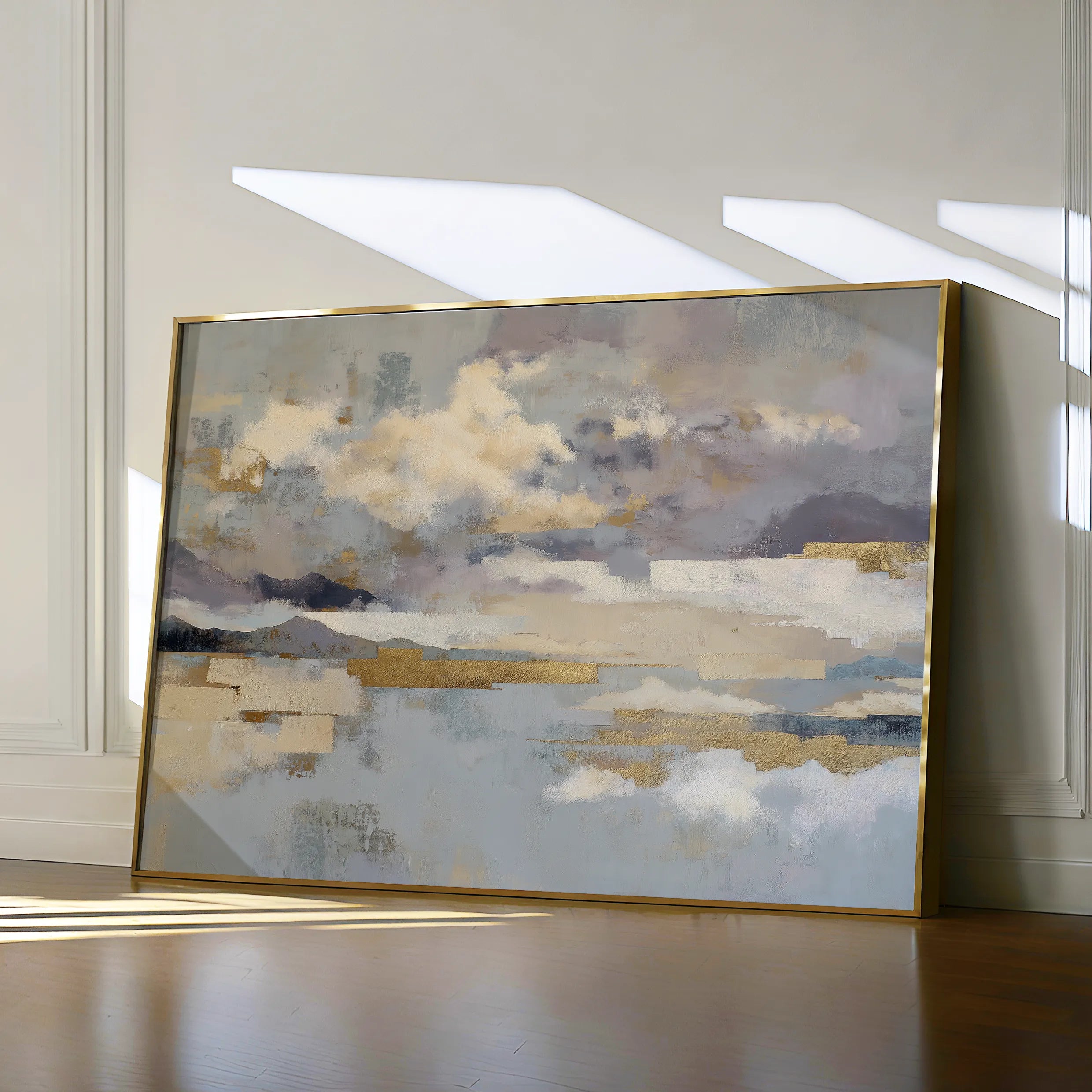 Abstract 1630 Canvas Art 60 x 40 cm / Black