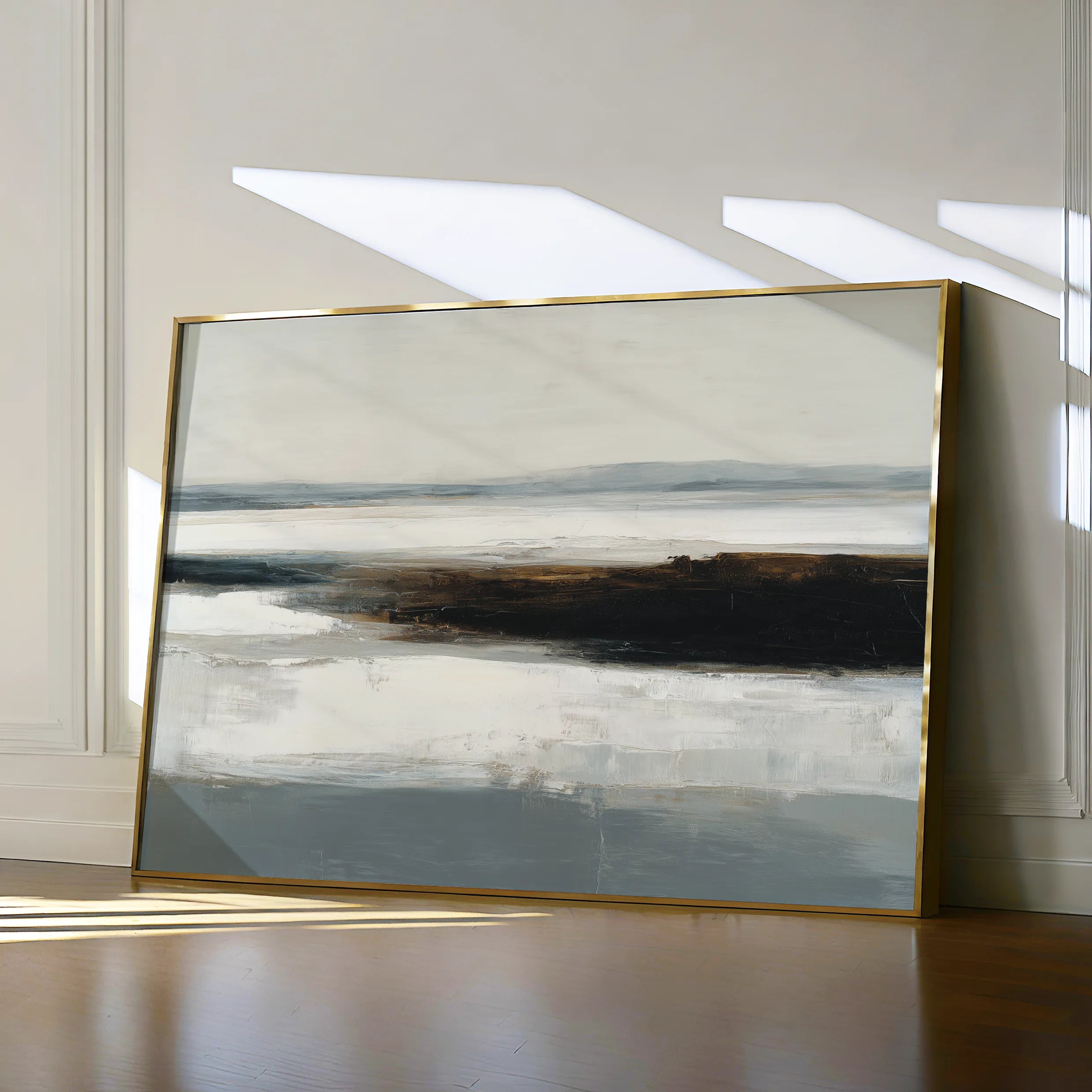Abstract 1631 Canvas Art 60 x 40 cm / Black