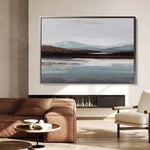 Abstract 1633 Canvas Art 60 x 40 cm / Black