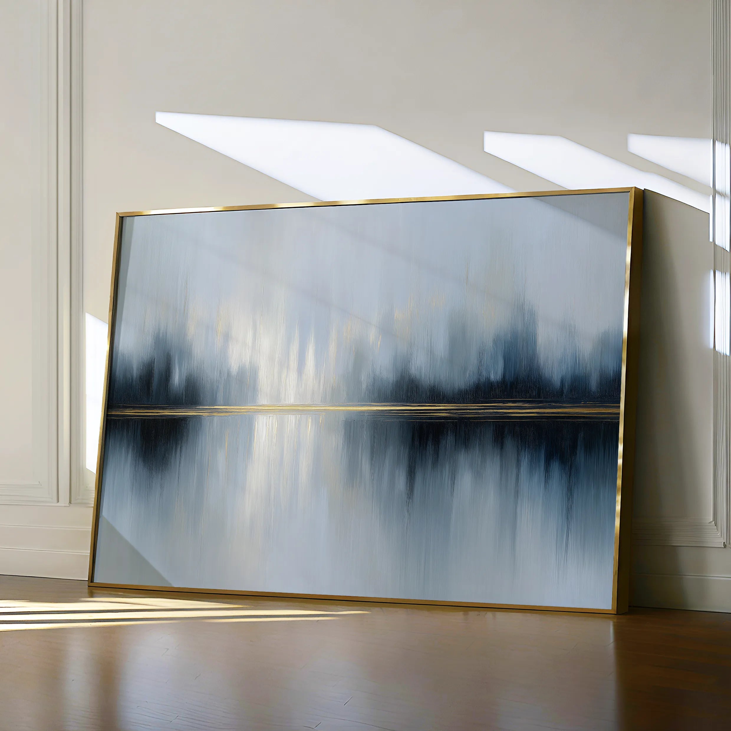 Abstract 1635 Canvas Art 60 x 40 cm / Black