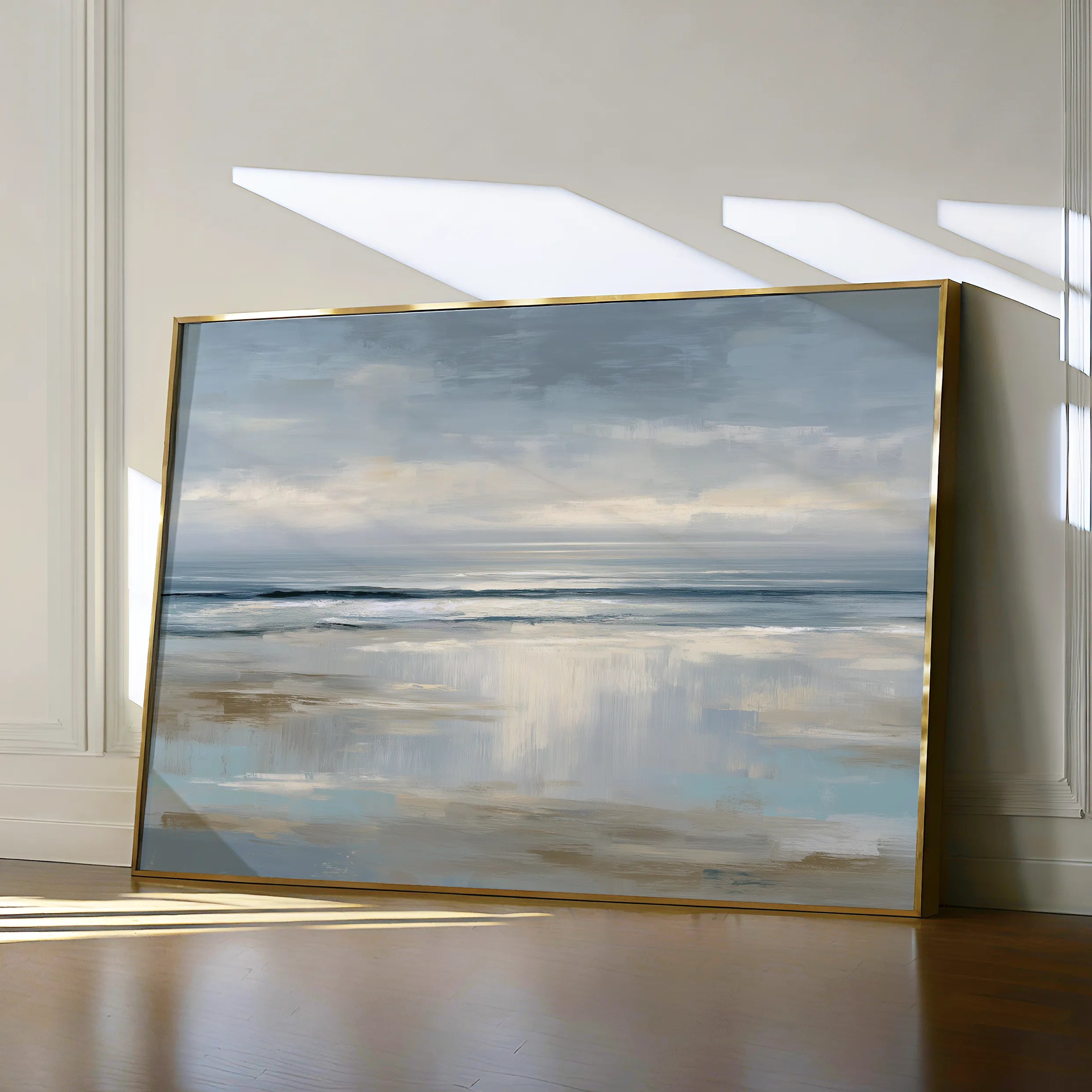 Abstract 1639 Canvas Art 60 x 40 cm / Black