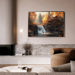 Landscape 164 Canvas Art 60 x 40 cm / Black