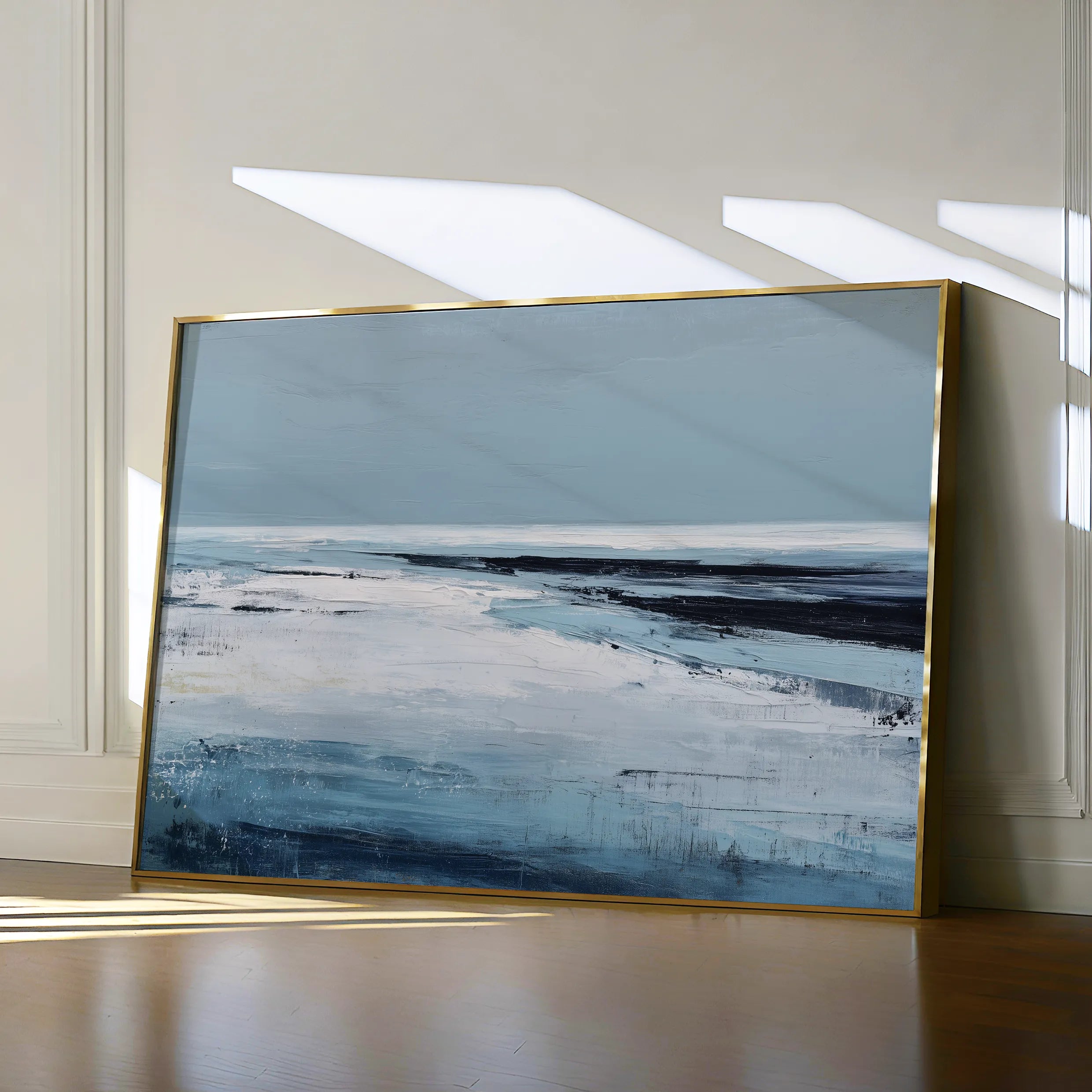 Abstract 1640 Canvas Art 60 x 40 cm / Black