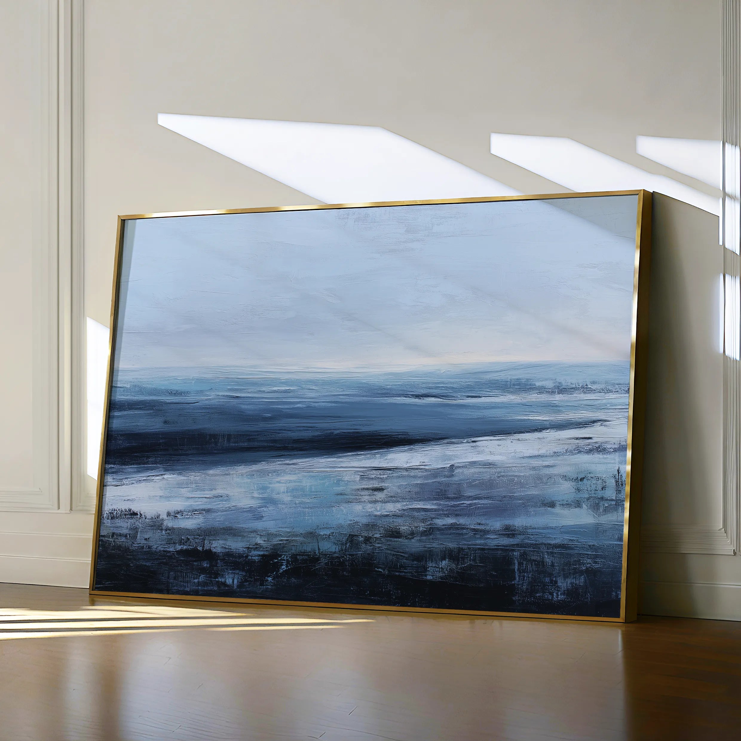 Abstract 1641 Canvas Art 60 x 40 cm / Black