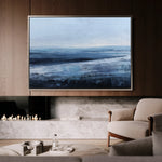 Abstract 1641 Canvas Art 60 x 40 cm / Black