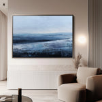 Abstract 1641 Canvas Art 60 x 40 cm / Black