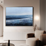 Abstract 1641 Canvas Art 60 x 40 cm / Black