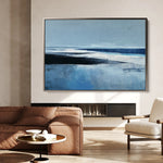 Abstract 1643 Canvas Art 60 x 40 cm / Black
