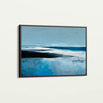 Abstract 1643 Canvas Art 60 x 40 cm / Black