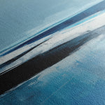 Abstract 1643 Canvas Art 60 x 40 cm / Black