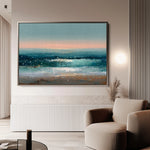 Abstract 1645 Canvas Art 60 x 40 cm / Black