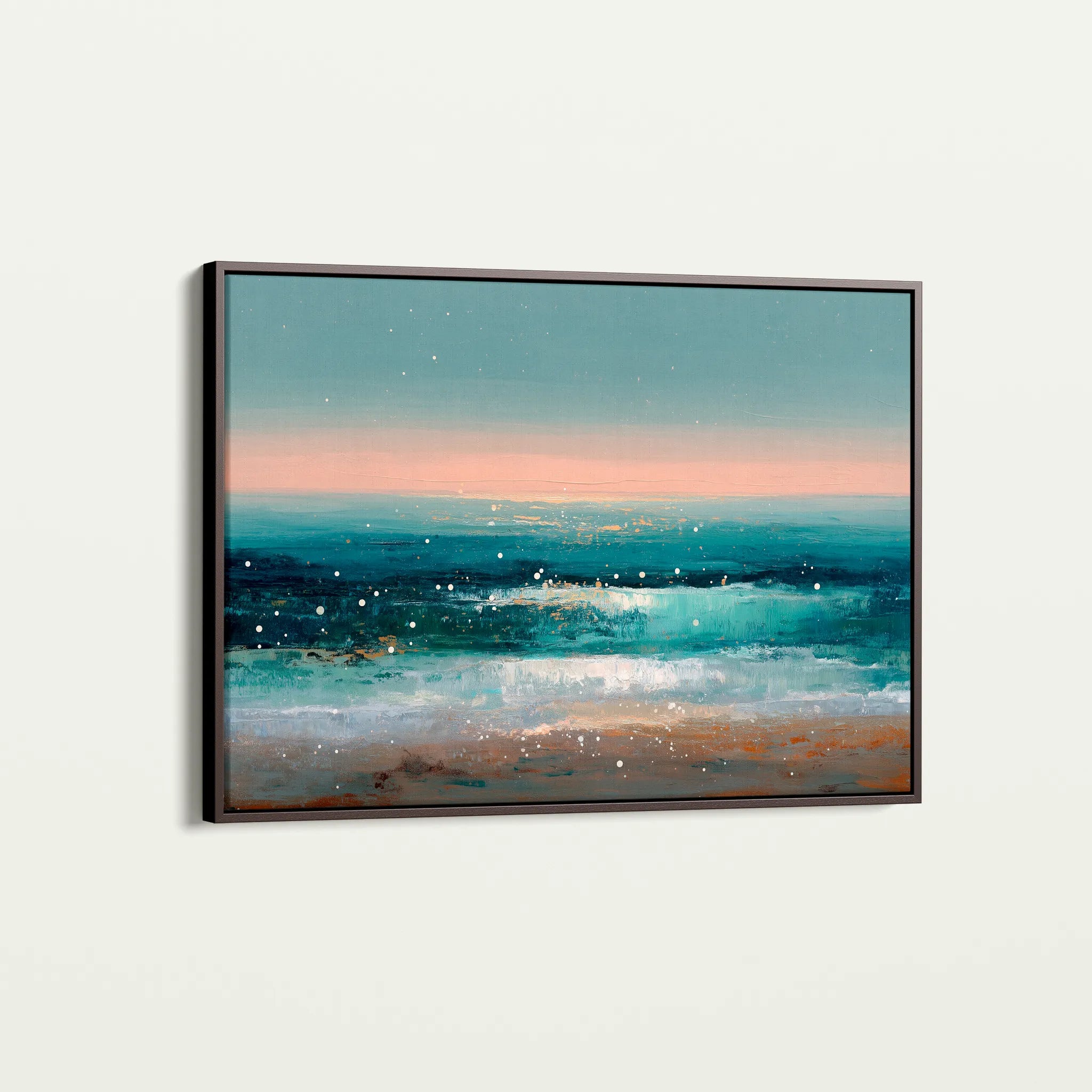Abstract 1645 Canvas Art 60 x 40 cm / Black