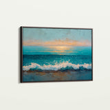 Abstract 1647 Canvas Art 60 x 40 cm / Black