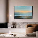 Abstract 1648 Canvas Art 60 x 40 cm / Black
