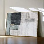 Abstract 165 Canvas Art 60 x 40 cm / Black