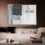 Abstract 165 Canvas Art 60 x 40 cm / Black