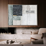 Abstract 165 Canvas Art 60 x 40 cm / Black