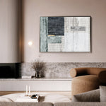 Abstract 165 Canvas Art 60 x 40 cm / Black