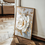 Floral 165 Canvas Art 60 x 40 cm / Black