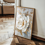 Floral 165 Canvas Art 60 x 40 cm / Black
