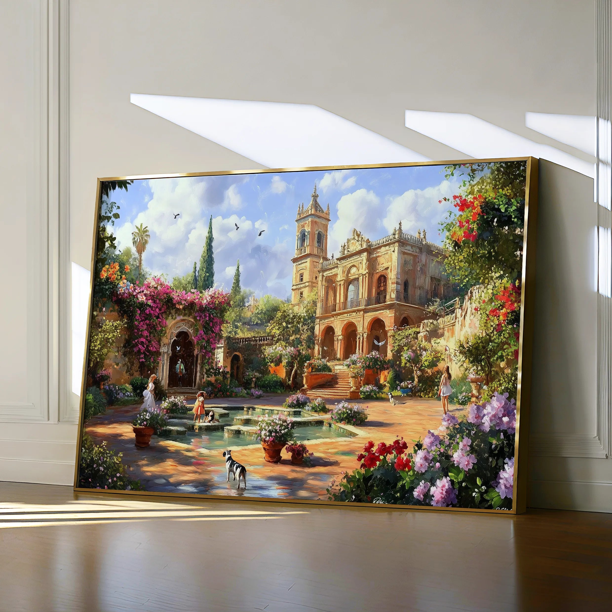 Landscape 165 Canvas Art 60 x 40 cm / Black