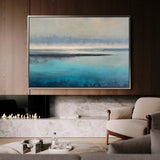 Abstract 1650 Canvas Art 60 x 40 cm / Black