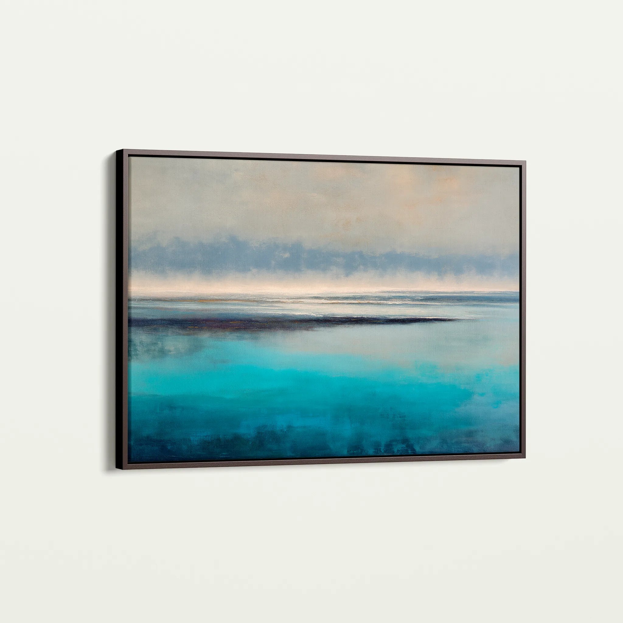 Abstract 1650 Canvas Art 60 x 40 cm / Black