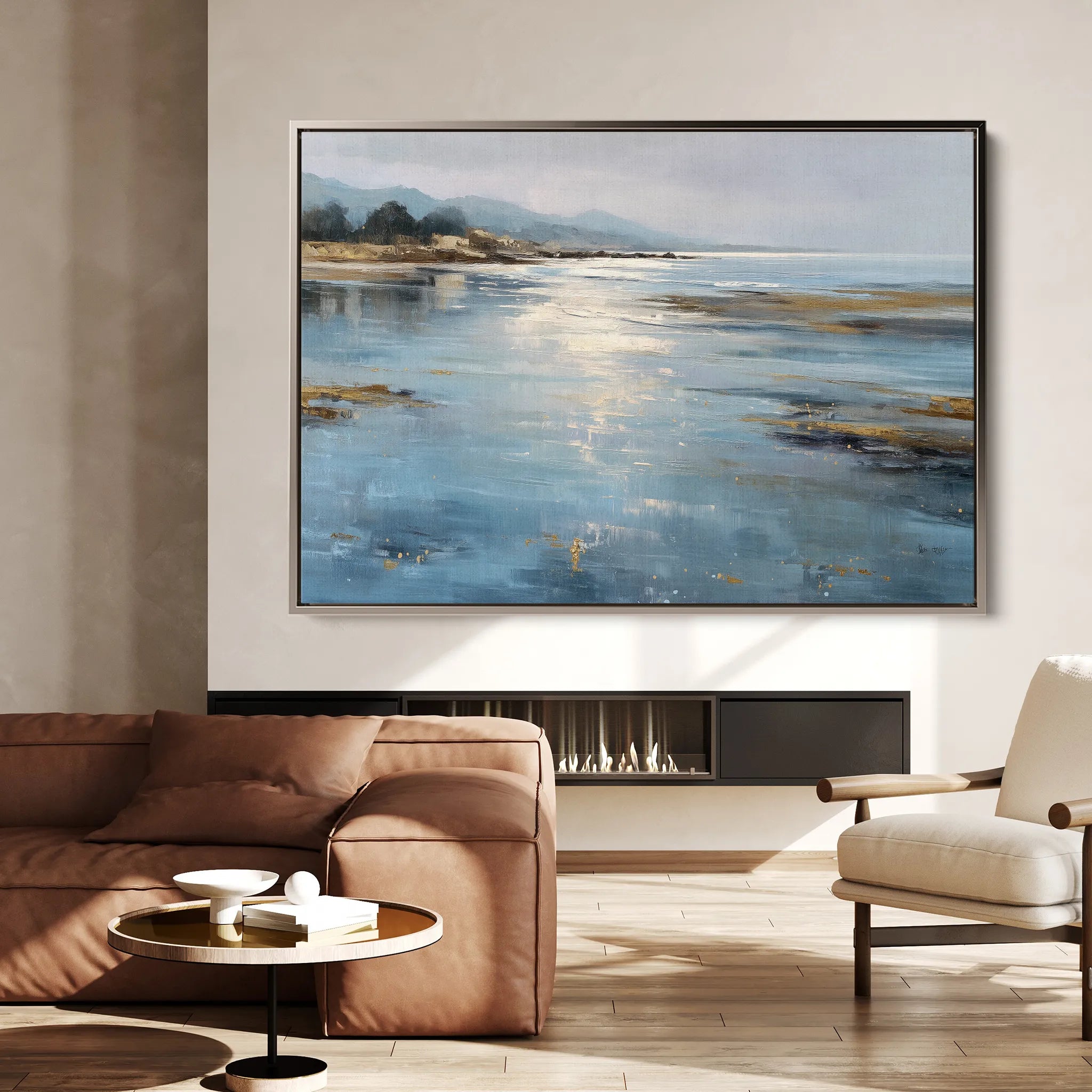 Abstract 1652 Canvas Art 60 x 40 cm / Black