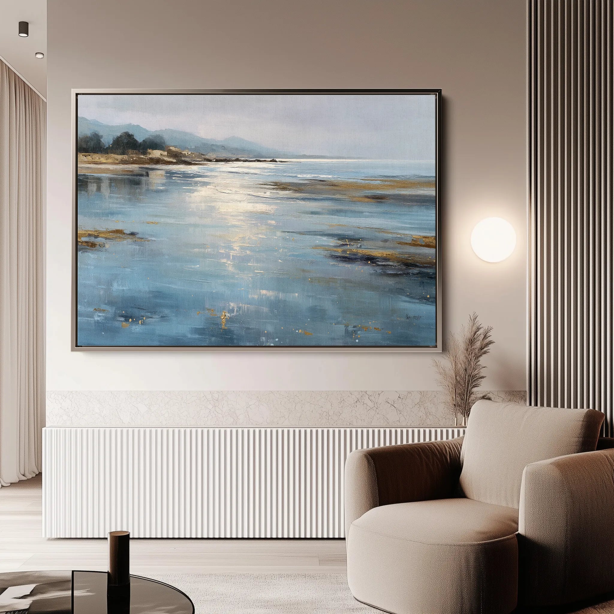 Abstract 1652 Canvas Art 60 x 40 cm / Black
