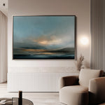 Abstract 1654 Canvas Art 60 x 40 cm / Black