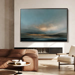 Abstract 1654 Canvas Art 60 x 40 cm / Black