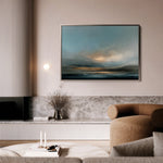 Abstract 1654 Canvas Art 60 x 40 cm / Black