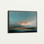Abstract 1654 Canvas Art 60 x 40 cm / Black