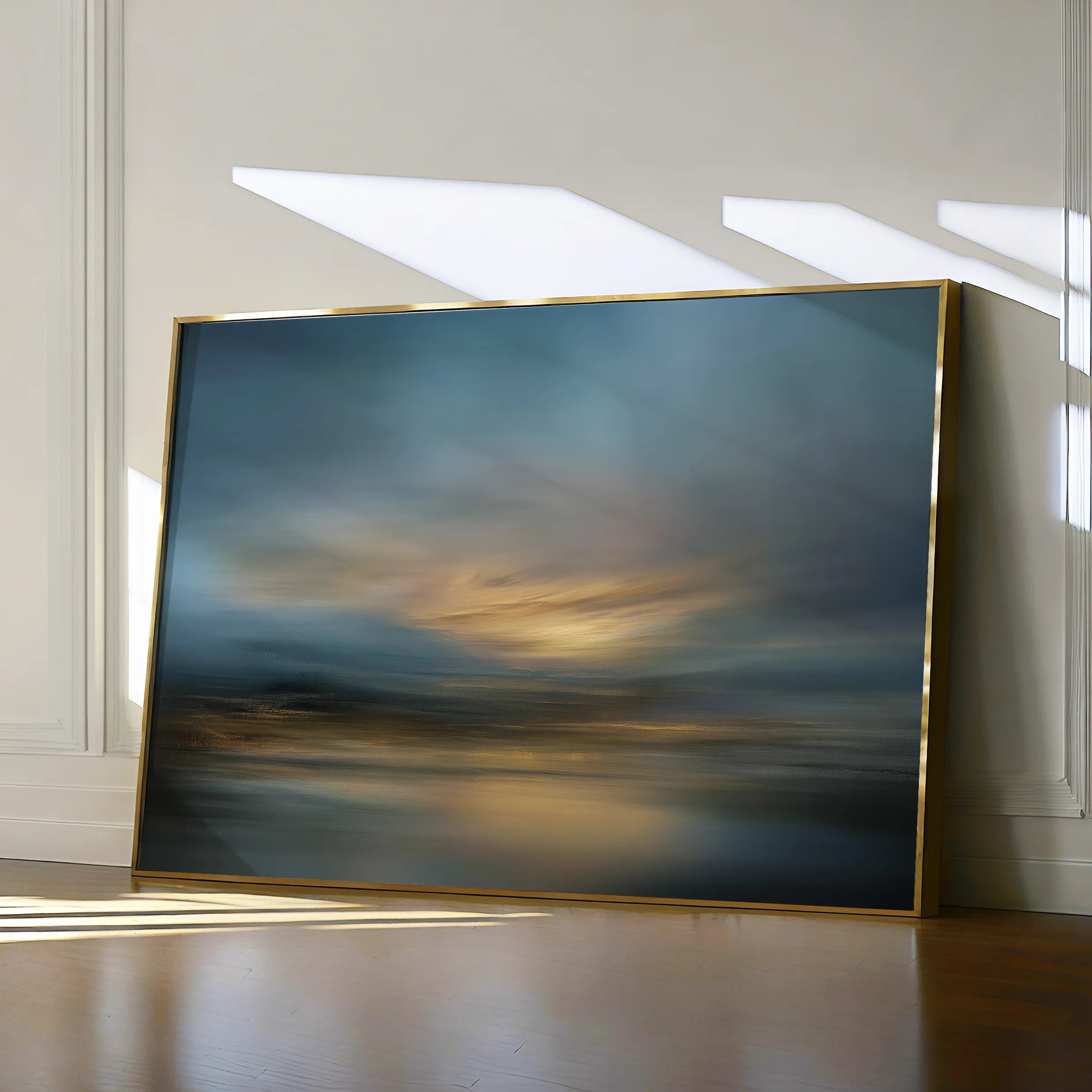 Abstract 1655 Canvas Art 60 x 40 cm / Black