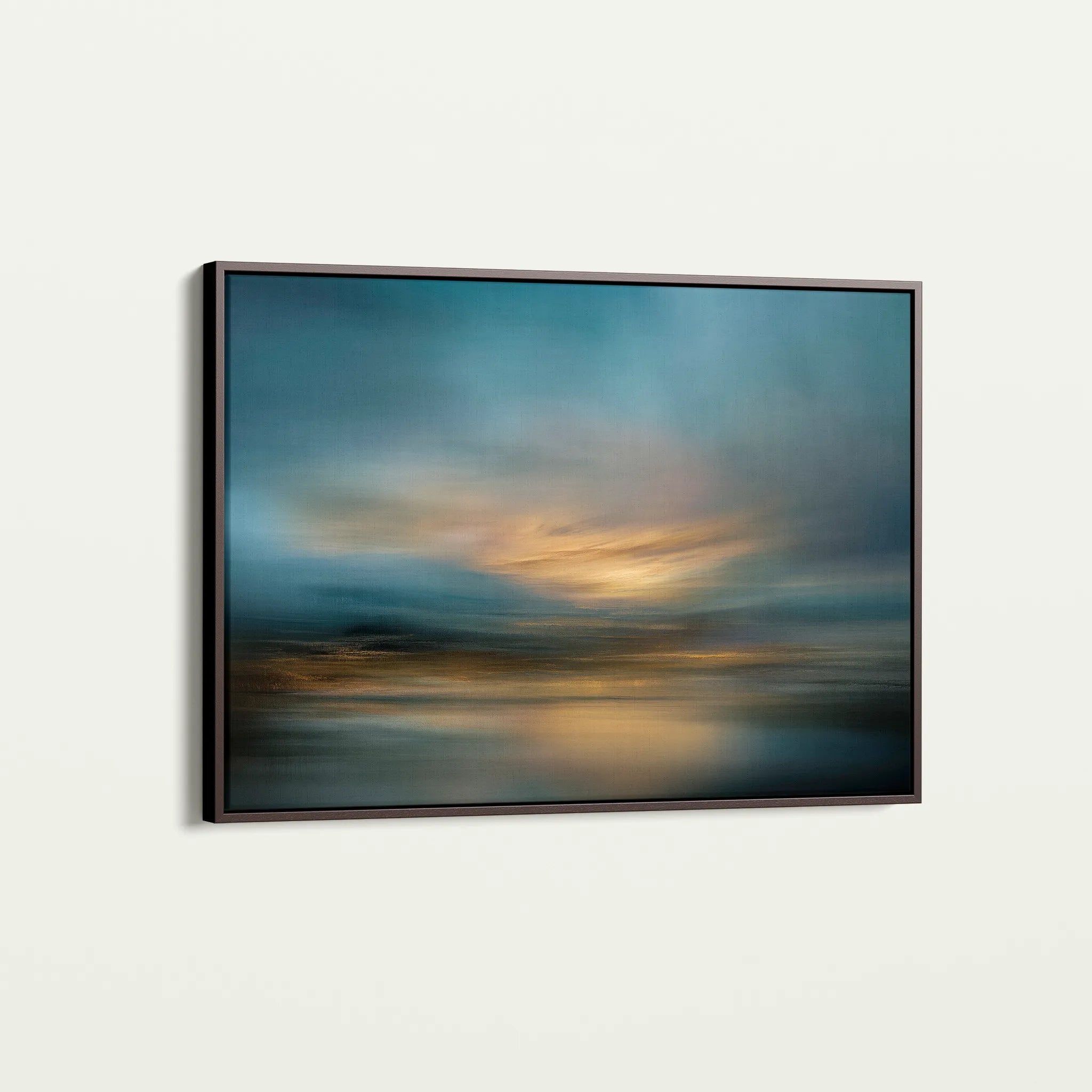 Abstract 1655 Canvas Art 60 x 40 cm / Black