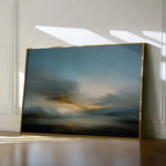 Abstract 1656 Canvas Art 60 x 40 cm / Black