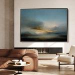 Abstract 1656 Canvas Art 60 x 40 cm / Black