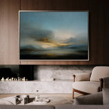 Abstract 1656 Canvas Art 60 x 40 cm / Black