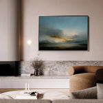 Abstract 1656 Canvas Art 60 x 40 cm / Black